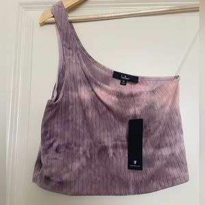 Lulus Purple Crop Top (Size M) NWT
